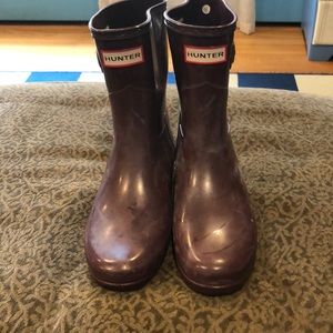 Burgundy Hunter Boots